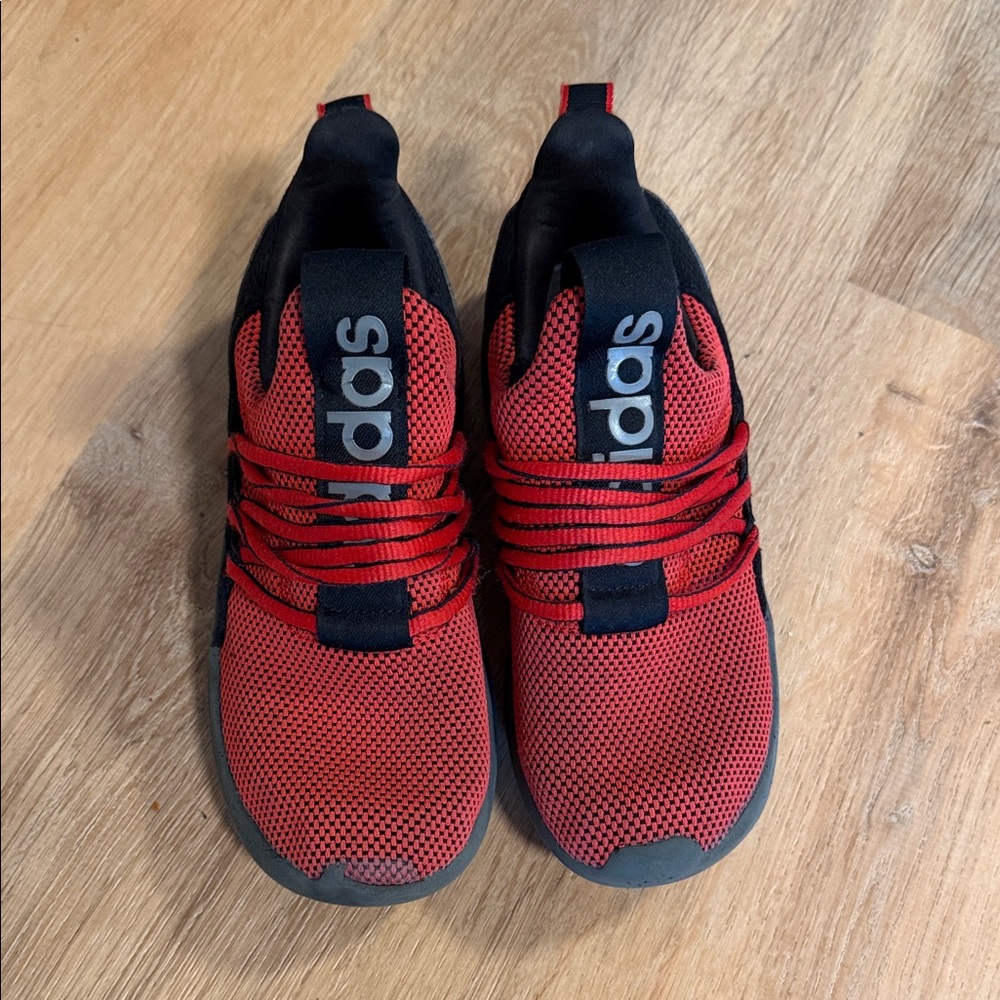 Adidas Lite Racer Adapt 7.0 Black and Red Athletic Shoes